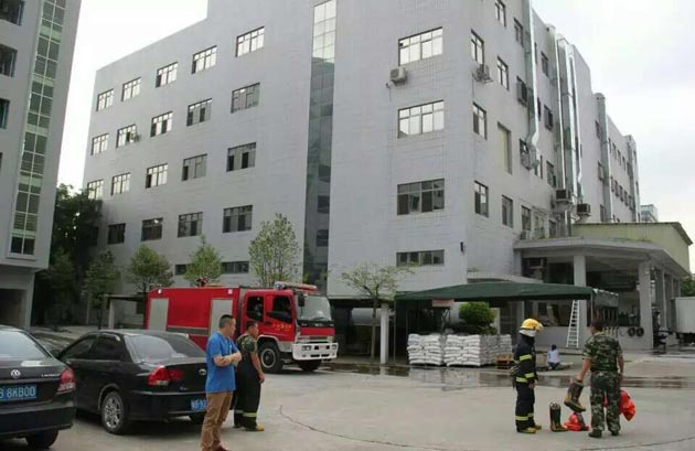 清溪消防局到优乐园做实地消防演练